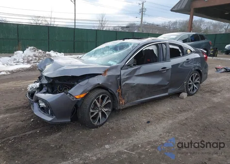 2018 Honda Civic Si z USA, uszkodzony, nr VIN 2HGFC1E52JH709474